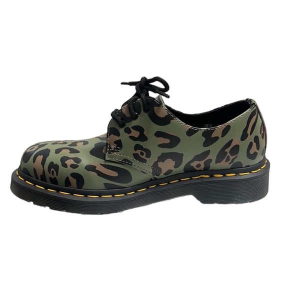 Dr. Martens 1461 Distorted Leopard Printed Lace-Up Shoes Size 7 NEW - Picture 5 of 10